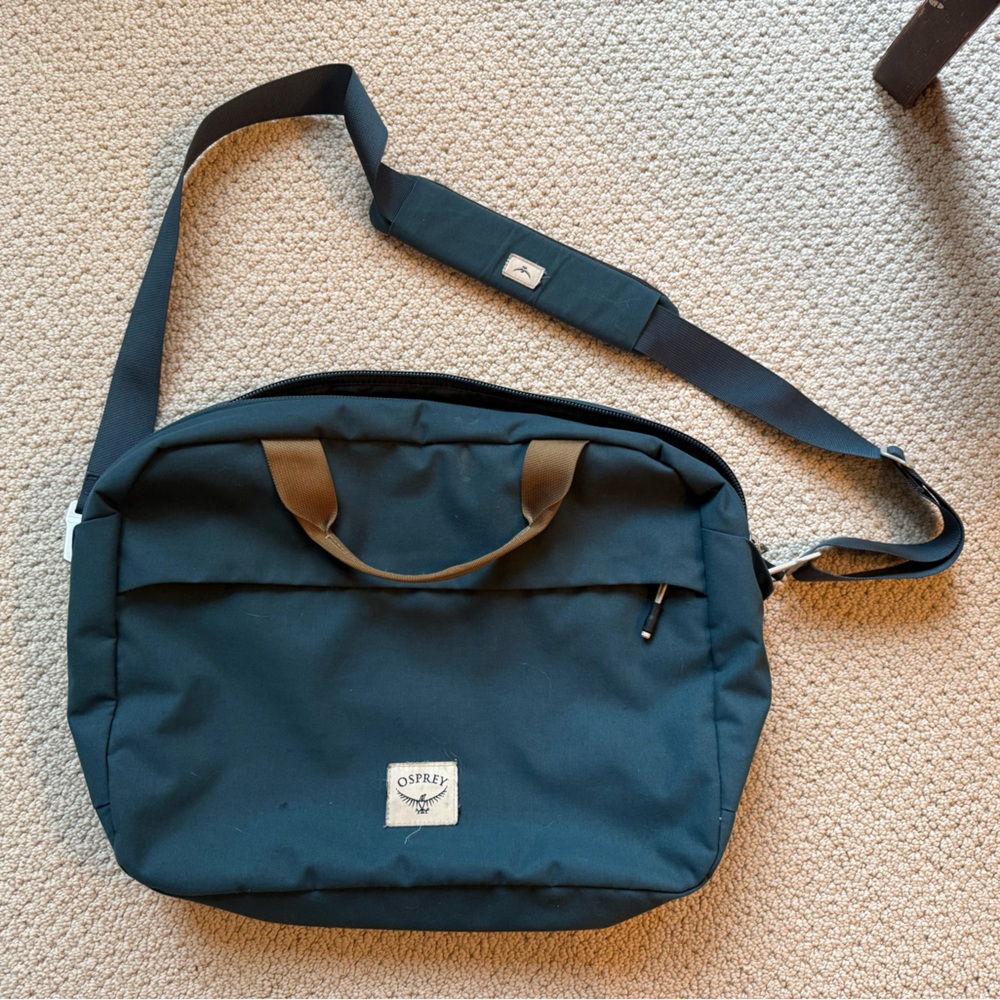 OSPREY Dark Teal Crossbody Laptop bag